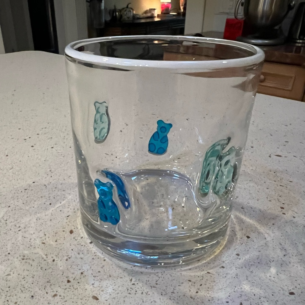 Gummy bear icon glass